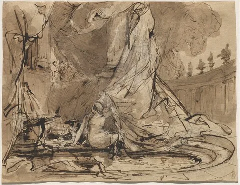 Carl Blechen, David and Bathsheba