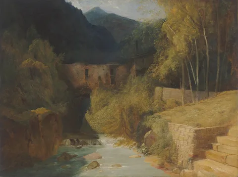 Carl Blechen, The Valley of Mills near Amalfi