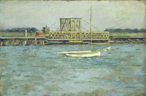 Theodore Robinson, Drawbridge - Long Branch R. R.