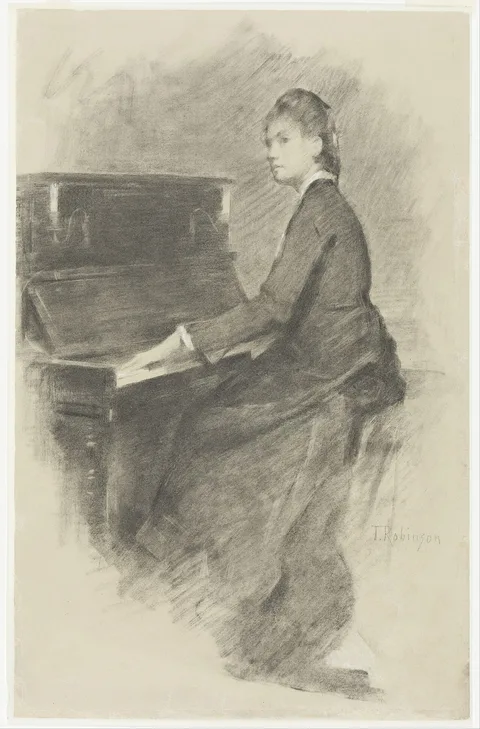 Theodore Robinson, At the Piano