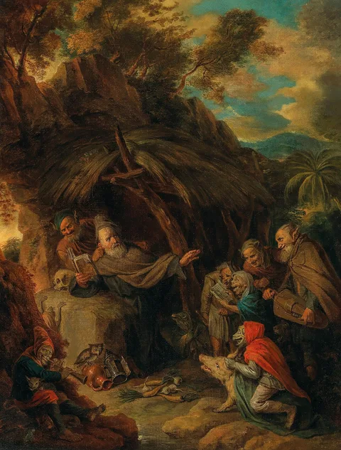 David Ryckaert III, The temptation of St Anthony