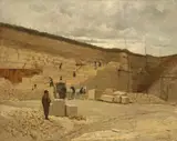 Jean-Charles Cazin, The Quarry of Monsieur Pascal near Nanterre