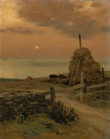 Jean-Charles Cazin, The Haystack and the Moon