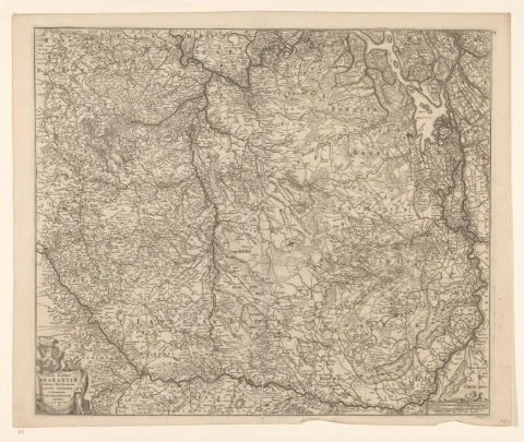 Frederik de Wit, Tabula ducatus Brabantiae continens marchionatum sacri imperii et dominium Mechliniense