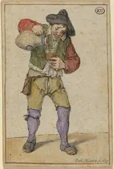 Cornelis Dusart, Peasant Filling a Glass