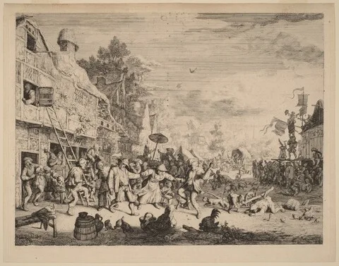 Cornelis Dusart, Village Festival