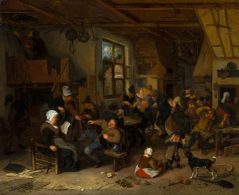 Cornelis Dusart, Peasant Inn