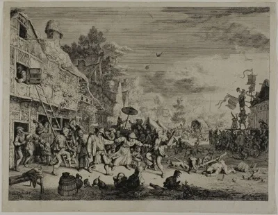 Cornelis Dusart, The Village Festival