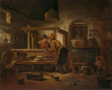 Cornelis Gerritsz Decker, Weaver's Workshop