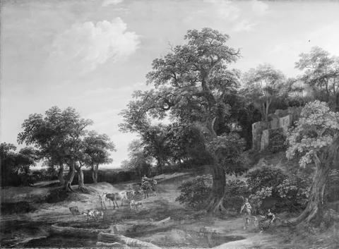 Cornelis Gerritsz Decker, The Edge of the Oak Wood