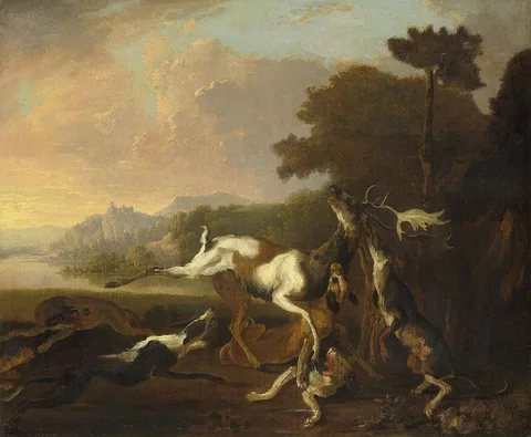 Abraham Hondius, The deer hunt