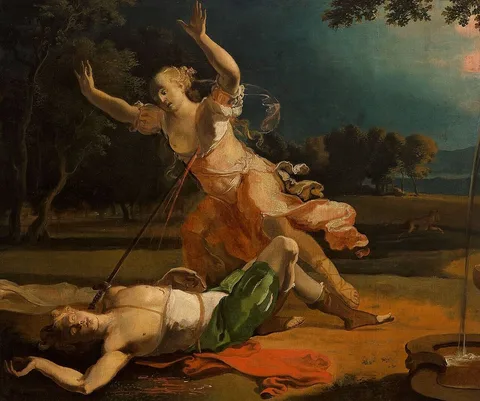 Abraham Hondius, Pyramus and Thisbe