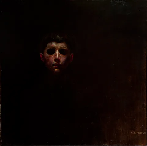 Gustaw Gwozdecki, Self-Portrait – Boy's Head