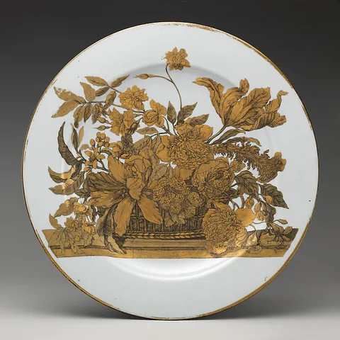 Jean-Baptiste Monnoyer, Plate (one of a pair)