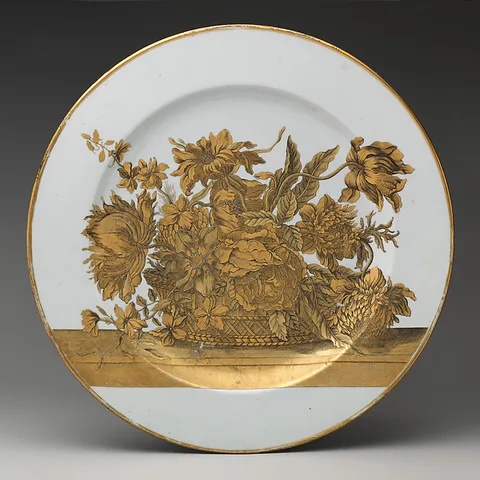 Jean-Baptiste Monnoyer, Plate (one of a pair)