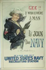 Howard Chandler Christy, Gee!! I Wish I Were a Man I'd Join the Navy