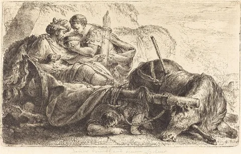 Bernhard Rode, Darius Receiving Water from the Helmet of One of Alexander's Soldiers