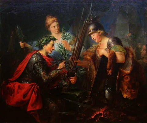 Bernhard Rode, Allegory of Frederick the Great as the founder of the German Prince League