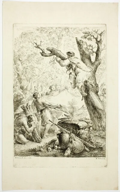 Bernhard Rode, Scene from Pliny