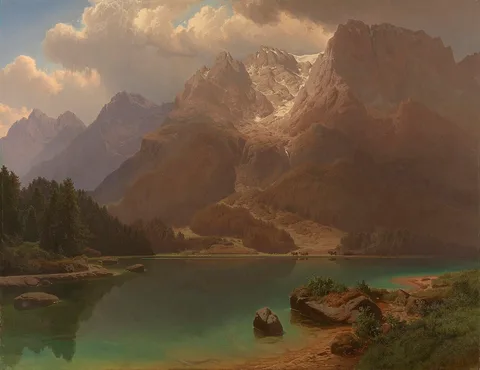 Max Haushofer, The Lake of Klönthal
