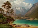 Max Haushofer, Weissensee near Lermoos in Tyrol