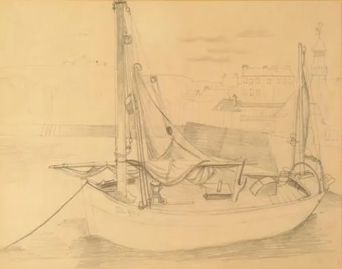 Christopher Wood, Fishing Boat, Dieppe - Christopher Wood