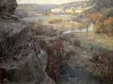 Julian Onderdonk, Bluffs on the Guadalupe River, 17 Miles above Kerrville, Texas