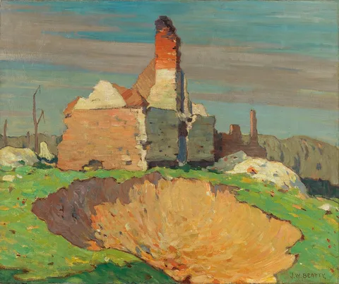 John William Beatty, A Shell Hole