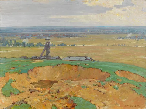 John William Beatty, Lievin from Vimy Ridge
