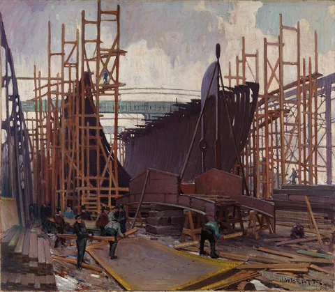 John William Beatty, Ship Building, Collingwood