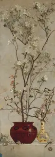 Charles Caryl Coleman, Still Life with Azaleas and Apple Blossoms