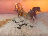 Stanisław Bohusz-Siestrzeńcewicz, Crows before the sleigh