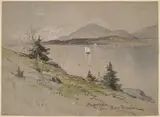George Henry Smillie, Newport Mountain from Bald Porcupine
