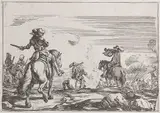 Jacques Courtois, Plate 1: the departure of the armies