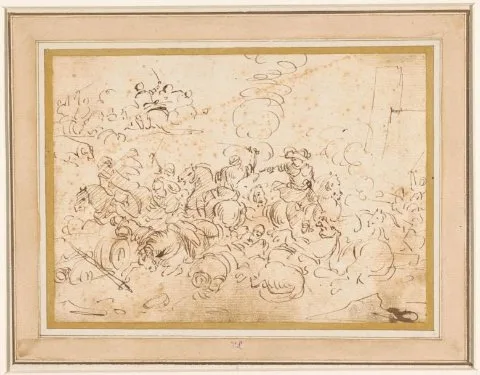Jacques Courtois, Ruitergevecht