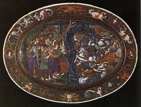 Jacques Courtois, Dish: The Destruction of the Hosts of Pharaoh
