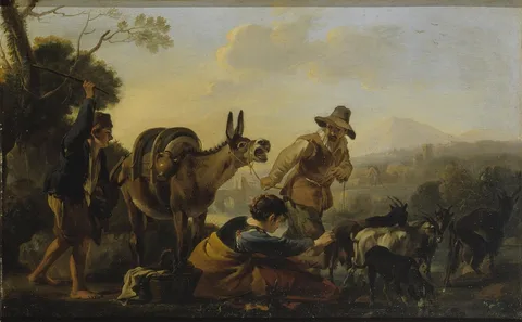 Jan Miel, Genre Scene