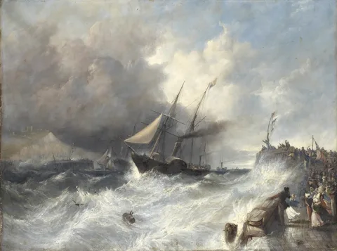 William Adolphus Knell, The Arrival of Prince Albert, 6 February 1840
