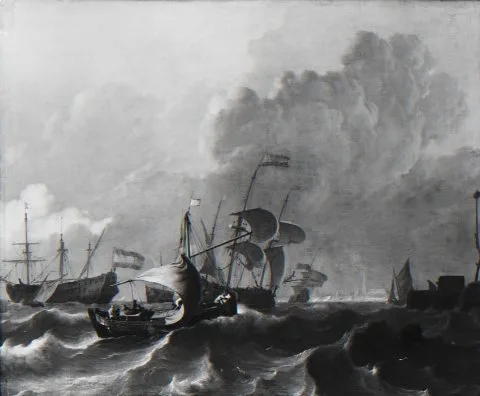 Ludolf Backhuysen, The Y off Amsterdam