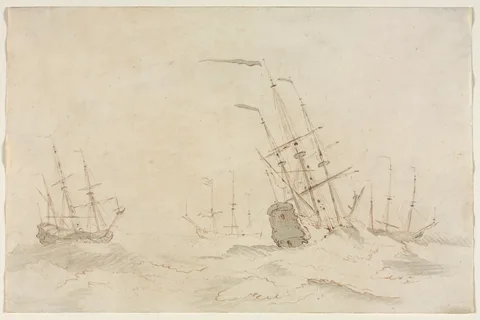 Ludolf Backhuysen, Ships