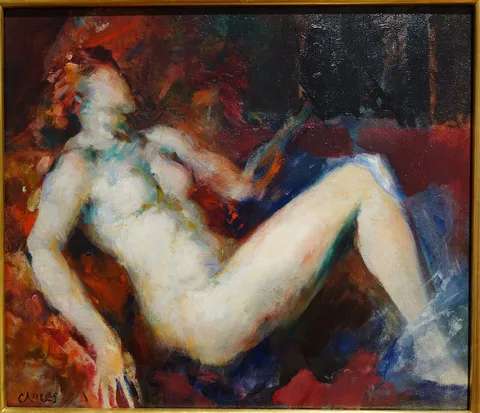 Arthur Beecher Carles, Reclining Nude