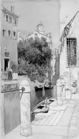 Francis Hopkinson Smith, Canal Scene