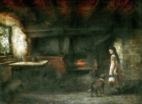 David Bates, Interior of a Welsh Cottage