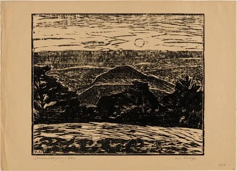 Wilhelm Laage, Sonnenuntergang (Alb)