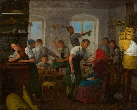 Johann Michael Neder, Shoemaker Workshop