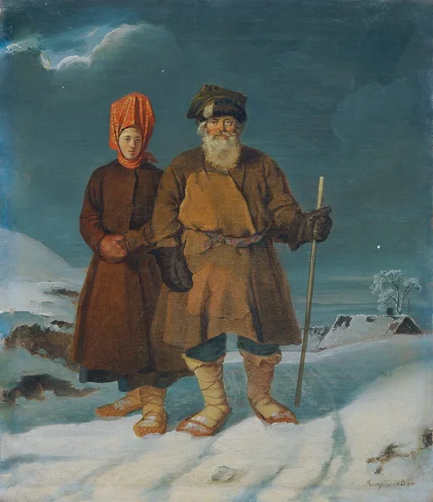 Matthias Ranftl, Russian Peasant Couple