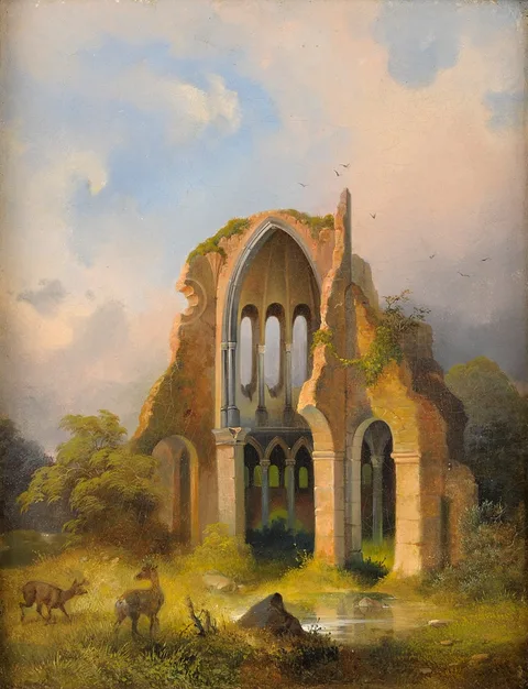 Anton Schiffer, Heisterbach Ruins in Siebengebirge