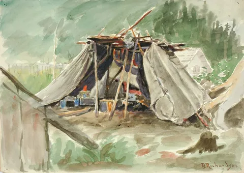 Theodore J. Richardson, Indian Camp, Alaska