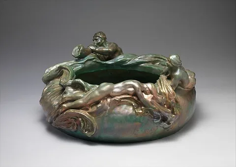 Clement Massier, Sculptural bowl