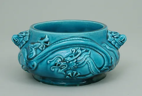 Théodore Deck, "Bleu de Deck" bowl